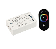 Контроллер Arlight ARL-OVAL-RGBW Black (5-24V, 4x4A, ПДУ Овал, RF) IP20 Пластик 032850