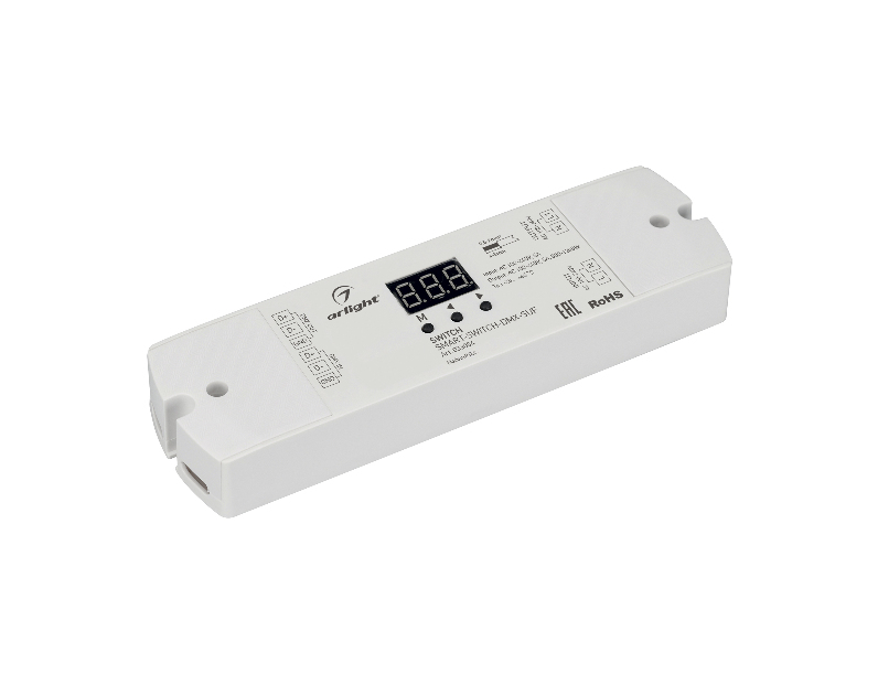 Выключатель Arlight SMART-SWITCH-DMX-SUF (230V, 5A) IP20 Пластик 033004