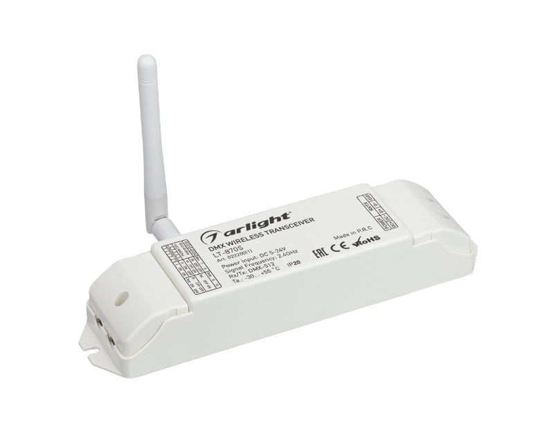 Усилитель сигнала Arlight LT-870S (5-24V, 2.4G) IP20 Пластик 022200(1)