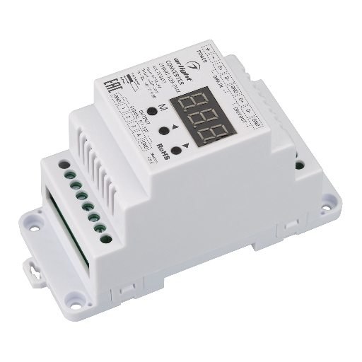 Конвертер Arlight SMART-K39-DMX (12-24V, 0/1-10V, DIN) Металл 028412