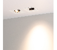 Светильник Arlight MS-ORIENT-BUILT-TURN-TC-S67x67-3W Warm3000 (WH-BK, 30 deg, 230V) IP20 Металл 031927