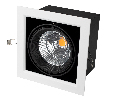 Светильник Arlight CL-KARDAN-S190x190-25W Warm3000 (WH-BK, 30 deg) IP20 Металл 024985