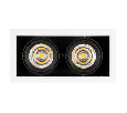 Светильник Arlight CL-KARDAN-S375x190-2x25W Day4000 (WH-BK, 30 deg) IP20 Металл 027927