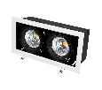 Светильник Arlight CL-KARDAN-S375x190-2x25W Warm3000 (WH-BK, 30 deg) IP20 Металл 028863
