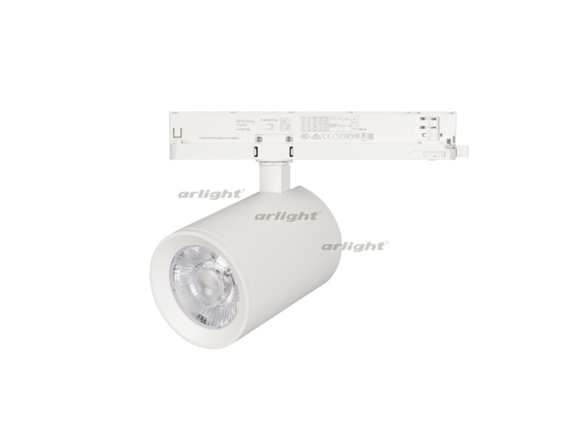 Светильник Arlight LGD-NIKA-4TR-R100-30W White6000 (WH, 24 deg, 230V) IP20 Металл 031165