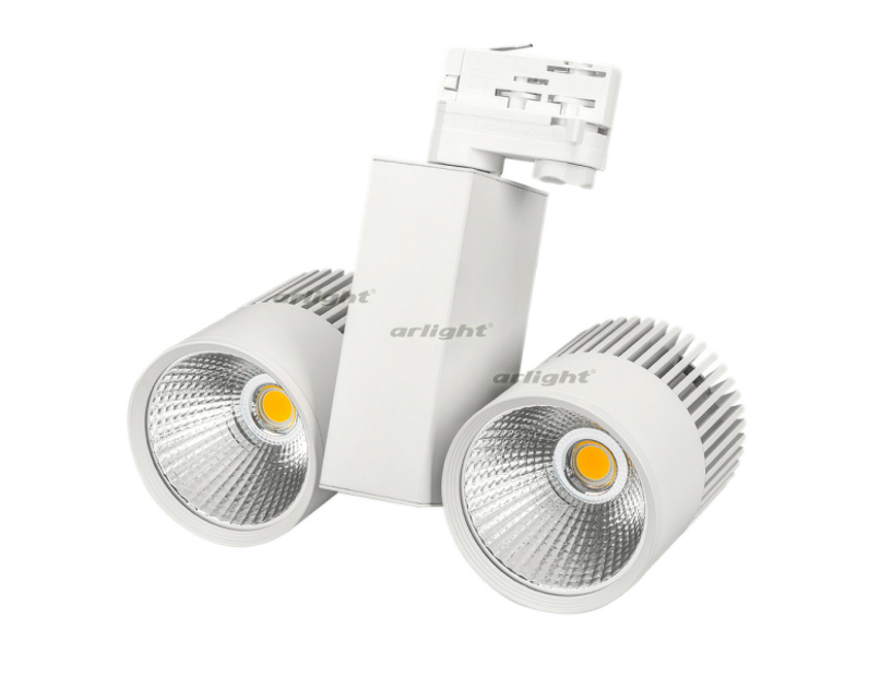 Светодиодный светильник Arlight LGD-2271WH-2x30W-4TR Warm White 24deg (IP20 Металл) 022055
