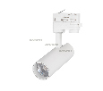 Светильник Arlight LGD-GERA-4TR-R55-10W White6000 (WH, 24 deg, 230V) IP20 Металл 024547(1)