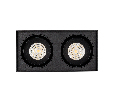 Светильник Arlight SP-CUBUS-S100x200-2x11W Day4000 (BK, 40 deg, 230V) IP20 Металл 023086(1)
