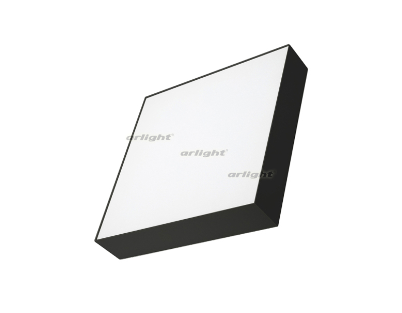 Светильник Arlight SP-QUADRO-S300x300-36W Warm3000 (BK, 120 deg, 230V) IP40 Металл 029487(1)