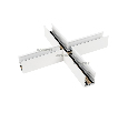 Коннектор крестовой Arlight MAG-CON-4563-X90 (WH) IP20 Металл 026930(1)
