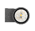 Светильник Arlight LGD-FORMA-WALL-R90-12W Day4000 (GR, 44 deg, 230V) IP54 Металл 032575