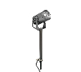 Основание для светильника Arlight ALT-POLE-SPIKE-300 (DG) Металл 032537