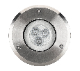 Светильник Arlight ART-GROUND-COLOR-TURN-R115-9W RGB (SL, 25 deg, 24V) IP67 Металл 024961