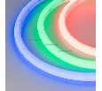 Образец Гибкий неон Arlight ARL-MOONLIGHT-1516-DOME 24V RGB (12 Вт/м, IP67) 029781