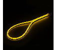Образец Гибкий неон Arlight ARL-CF2835-Mini-24V Yellow (16x8mm)-0.9m 022217