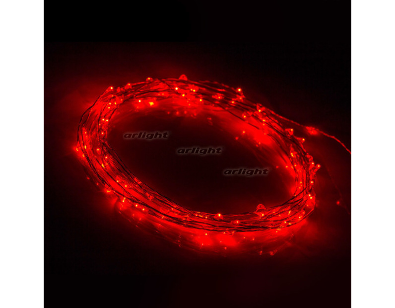 Светодиодная нить Arlight WR-5000-12V-Red (1608, 100LED) IP65 018123