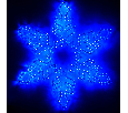 Фигура Arlight ARD-SNOWFLAKE-M1-940x940-648LED Blue (230V, 36W) (ARDCL, IP65) 025304