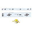 Плата Arlight 275x16-4E Emitter (4x LED, 724-60) (Turlens, -) 012518