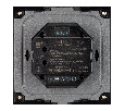 Панель Arlight SMART-P20-MIX-G-IN Black (12-24V, 4x3A, Rotary, 2.4G) IP20 Пластик 033762