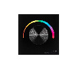 Панель Arlight SMART-P8-RGB-G-IN Black (12-24V, 3x4A, Rotary, 2.4G) IP20 Пластик 033763