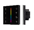 Панель Arlight SMART-P22-RGBW-G-IN Black (12-24V, 4x3A, Sens, 2.4G) IP20 Пластик 033766