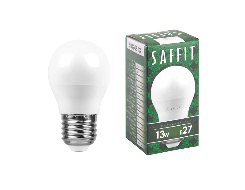 Лампа светодиодная SAFFIT SBG4513 55162