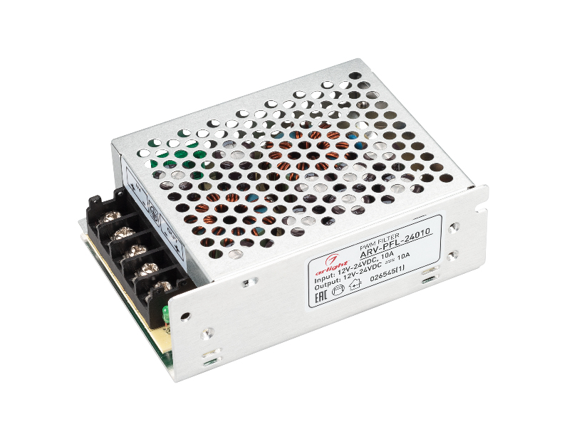Блок питания ARV-PFL-24010 DC/DC (12-24V, 10A, PWM filter) (Arlight, IP20 Сетка, 2 года) 026545(1)