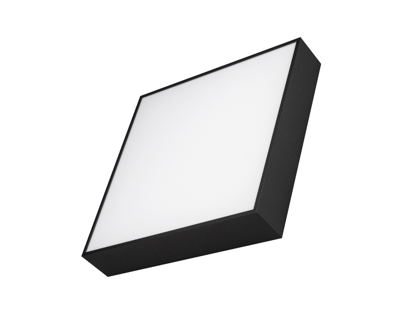 Светильник Arlight SP-QUADRO-S350x350-30W Warm3000 (BK, 120 deg, 230V) IP40 Металл 034792