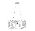 Подвесной светильник Maytoni Freeflow MOD346-PL-01C-W