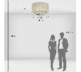 Люстра MW-Light Жаклин 4*40W E14 220V 465016304