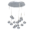 Люстра De Markt Капелия 15*6W LED 220V (пульт) 730010315