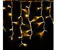 Гирлянда АЙСИКЛ (бахрома) Neon-Night 4,0 х 0,6 м, белый КАУЧУК IP67, 128 LED ЖЕЛТЫЕ 255-201
