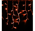Гирлянда АЙСИКЛ (бахрома) Neon-Night 4,0 х 0,6 м, белый КАУЧУК IP67, 128 LED КРАСНЫЕ 255-202