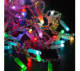 Гирлянда АЙСИКЛ (бахрома) Neon-Night 4,8 х 0,6 м, прозрачный ПВХ, 176 LED RGB 245-209