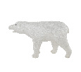 Акриловая светодиодная фигура "Белый медведь" Neon-Night 100 см, 1976 светодиодов 513-121