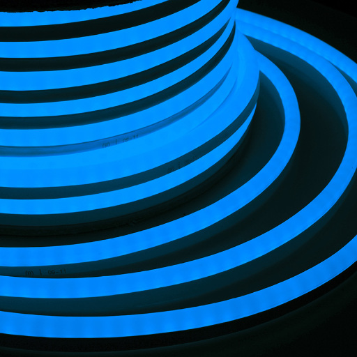 Гибкий Неон SMD (15х26мм), синий, в комплекте к бухте идет 1 шнур питания - поставка под заказ Neon-Night 131-053