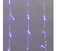 Гирлянда "Айсикл" Neon-Night 4,8х0,6 м, с эффектом мерцания, белый ПВХ, 176LED, цвет: Синий, 230В 255-163