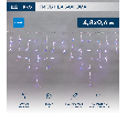 Гирлянда "Айсикл" Neon-Night 4,8х0,6 м, с эффектом мерцания, белый ПВХ, 176LED, цвет: Синий, 230В 255-163