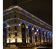 Комплект "Евро Belt Light" Neon-Night 2 жилы шаг 40 см, Белые LED лампы 45мм (6 LED) 331-345