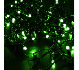 Гирлянда НИТЬ Neon-Night 10 м, черный ПВХ, 100 LED Зеленые, соединяется, 230В 305-174
