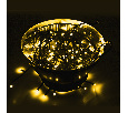 Гирлянда НИТЬ Neon-Night 10 м, черный ПВХ, 100 LED Золото, соединяется, 230В, Шнур питания 305-178