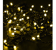 Гирлянда НИТЬ Neon-Night flashing 10 м, черный ПВХ, 100 LED Желтые 24В 305-241