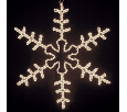 Фигура "Большая Снежинка" Neon-Night, ТЕПЛЫЙ БЕЛЫЙ, 95*95 см 501-313