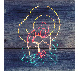 Фигура "Две свечи" Neon-Night, размер 100*75 см 501-320