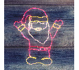 Фигура "Дед Мороз Привет!" Neon-Night, размер 83*69 см 501-318