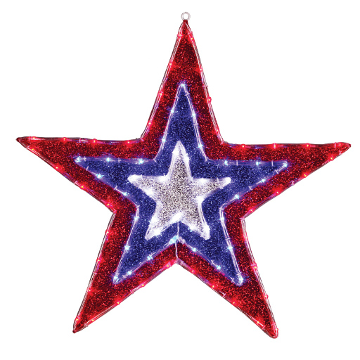 Фигура "Звезда" Neon-Night, бархатная, размеры 91 см, 129 LED 514-022