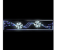 Фигура световая "2 снежинки" Neon-Night 250*50см 501-360