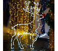 Фигура световая «Сказочный олень» Neon-Night, гибкий неон, 140х93 см, 1680 LED 501-314