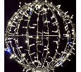 Шар светодиодный 230V, диаметр 50 см, 200 светодиодов, эффект мерцания, цвет теплый белый Neon-Night 501-644