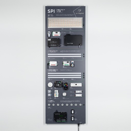 Стенд SPI-S1-1760х600mm (DB 3мм, пленка, лого) (Arlight, -) 000938